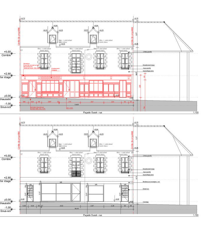 hma architecture maitrise d oeuvre et urbanisme mfarchitecte pire plan facade devanture